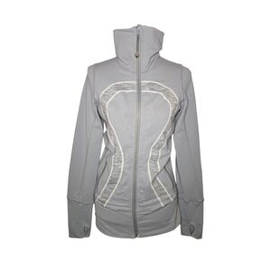 Lululemon In Stride Gray Fitted Jacket